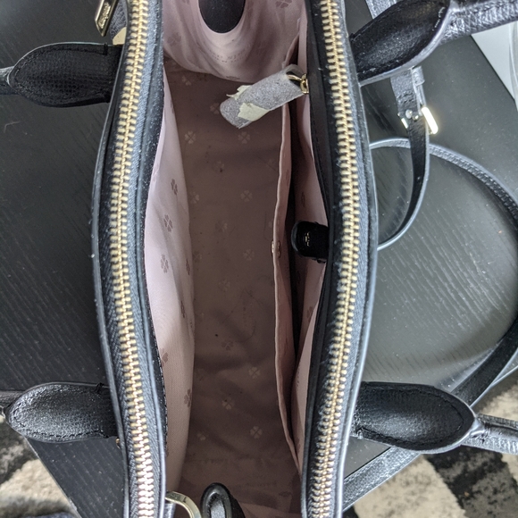 SYDNEY LADIES MEDIUM BLACK LEATHER SATCHEL BAG - Picture 3 of 3